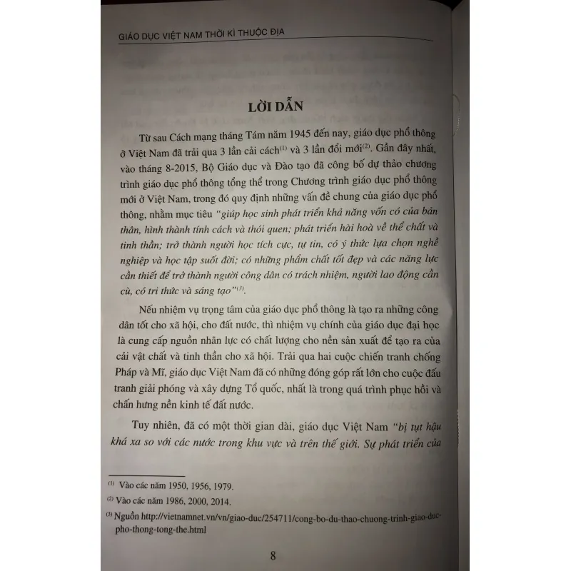 Giáo dục Việt Nam thời kỳ thuộc địa  751396