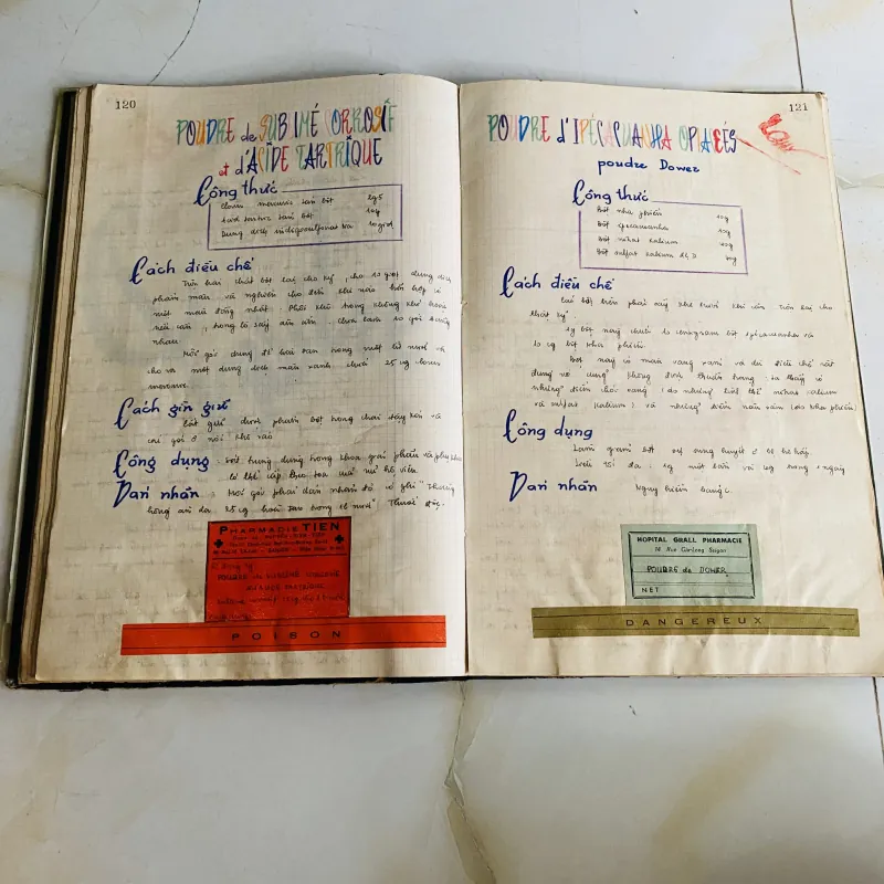 Sổ dược khoa viết tay (1969) 1013337