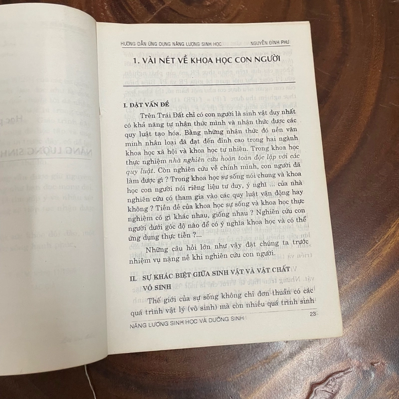 II Tựa sách: Hướng Dẫn Ứng Dụng Năng Lượng Sinh Học - Nguyễn Đình Phu - 1997 443460
