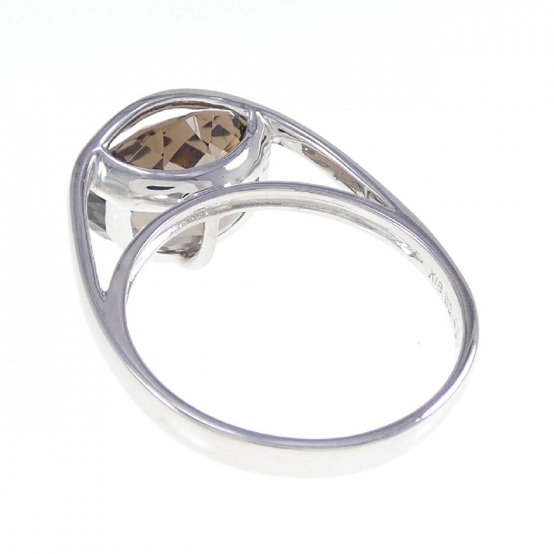 Nhẫn đá quý khói K18WG 4.31CT 666174