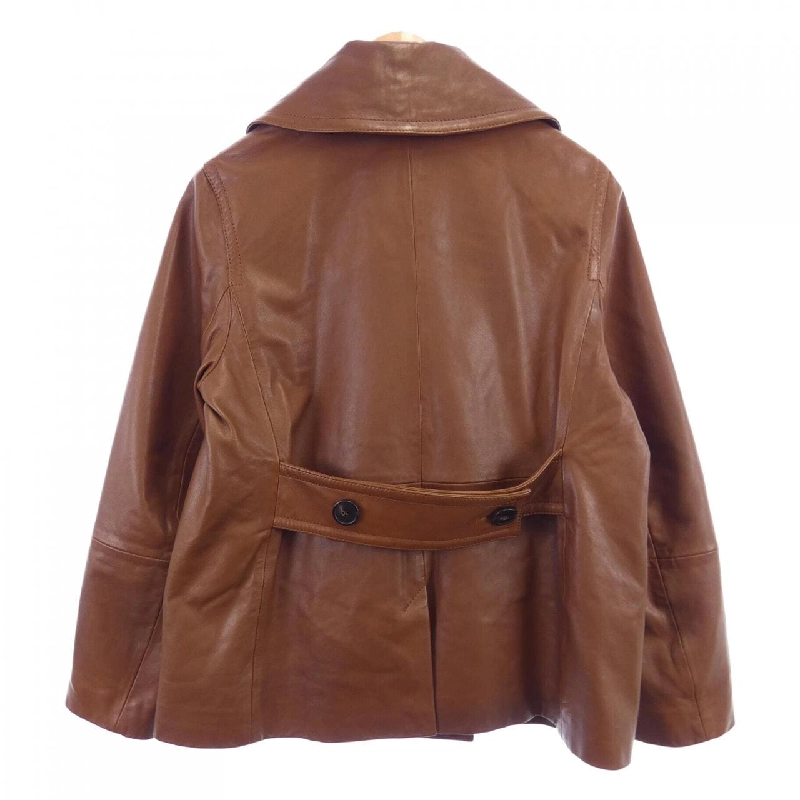 Max Mara cuối tuần 544104276 Áo khoác da 632690