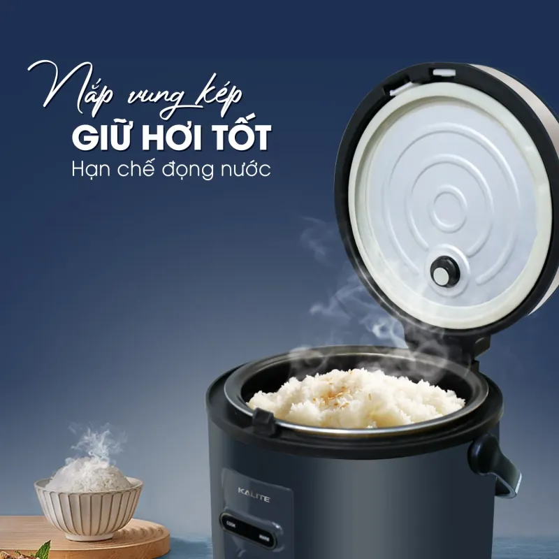 Nồi cơm điện KALITE KRC8218 đa chức năng nấu 1,8L 585915
