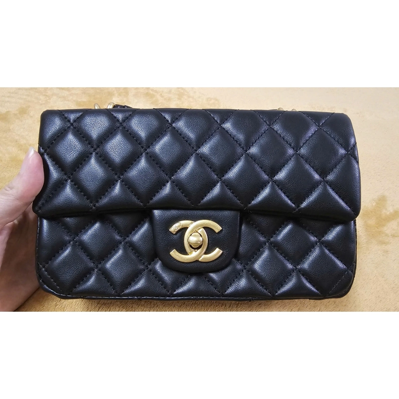 TÚI CHẦN Ô DA MỀM CHA-NEL (HÀNG QC) 529557