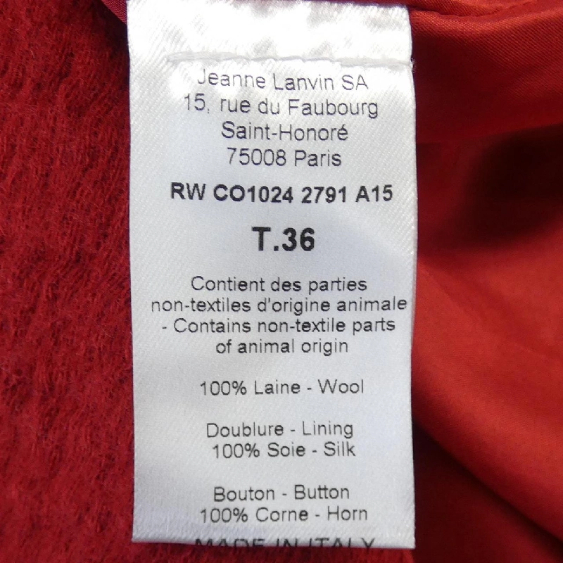 【Mã giảm giá】Áo khoác LANVIN 642334