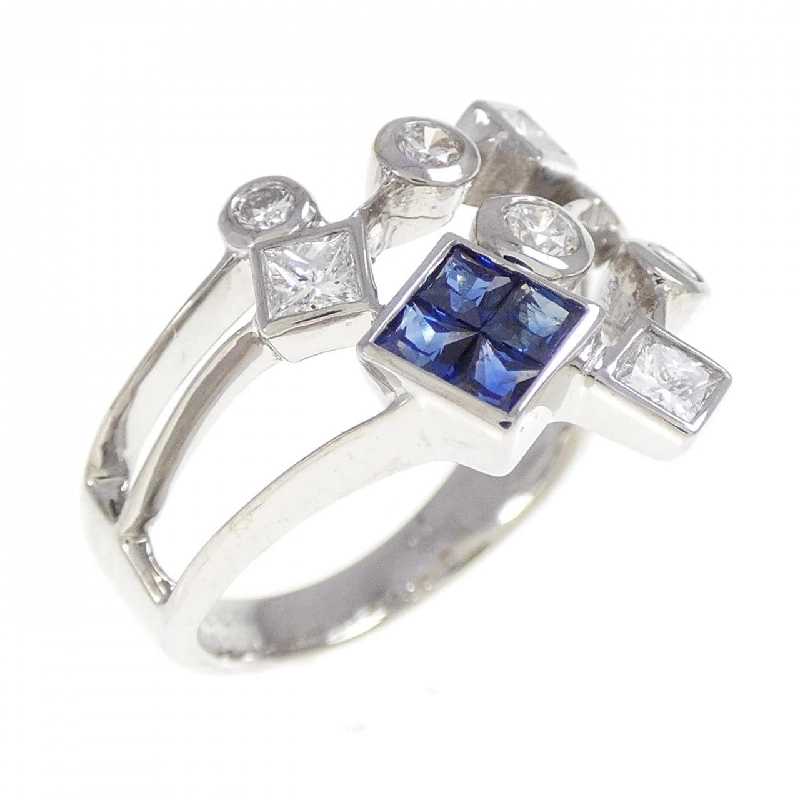 Nhẫn Sapphire K18WG 0.38CT 668358