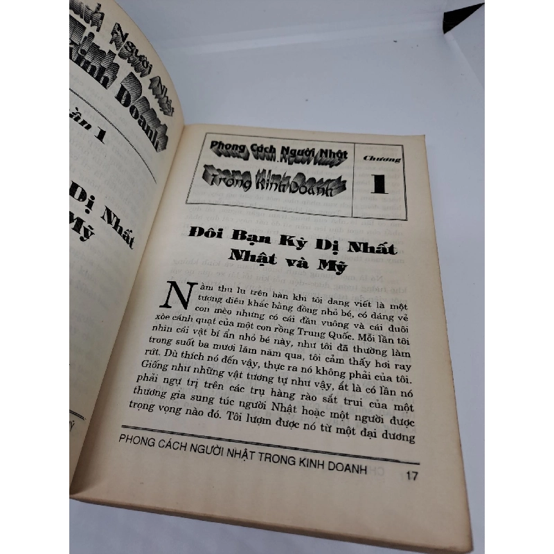 Phong cách người Nhật trong kinh doanh 1995 mới 80% bị ố HCM0809 912182