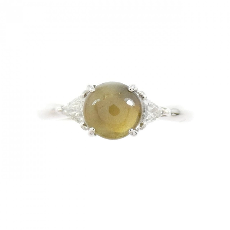 Nhẫn PT900 Chrysoberyl Cat's Eye 1.38CT - Hàng hiệu Chính hãng 851102