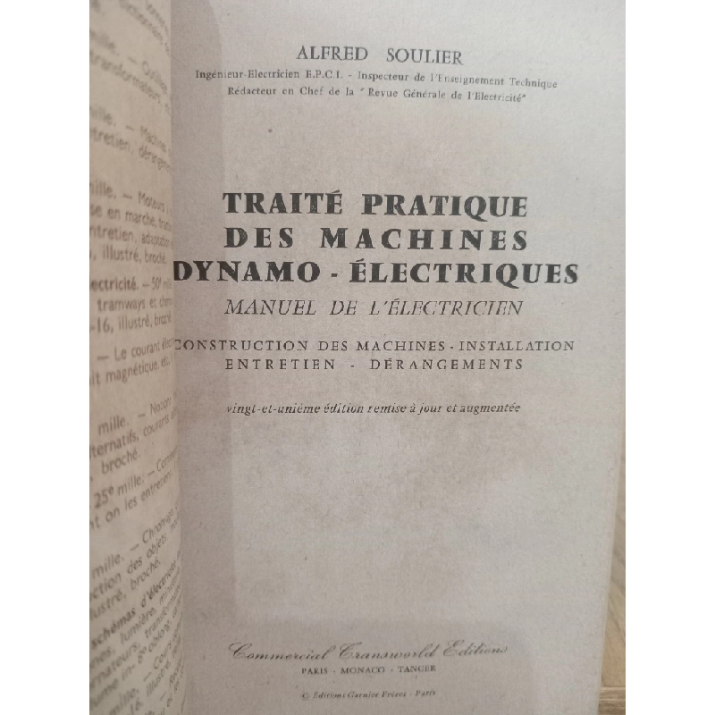 Traité pratique des machines dynamo-électriques - Alfred Soulier 543296
