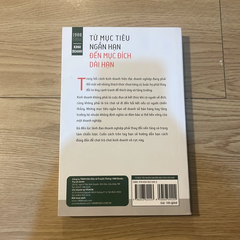 Từ mục tiêu ngắn hạn đến mục đích dài hạn - Simon Sinek 498274