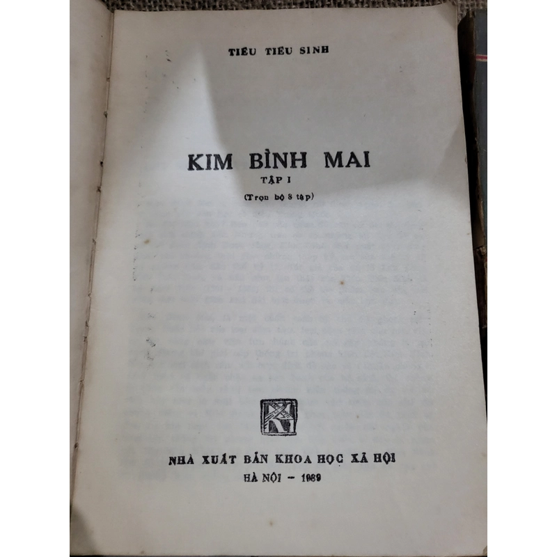 KIM BÌNH MAI, bộ 8 cuốn, 1988 277258