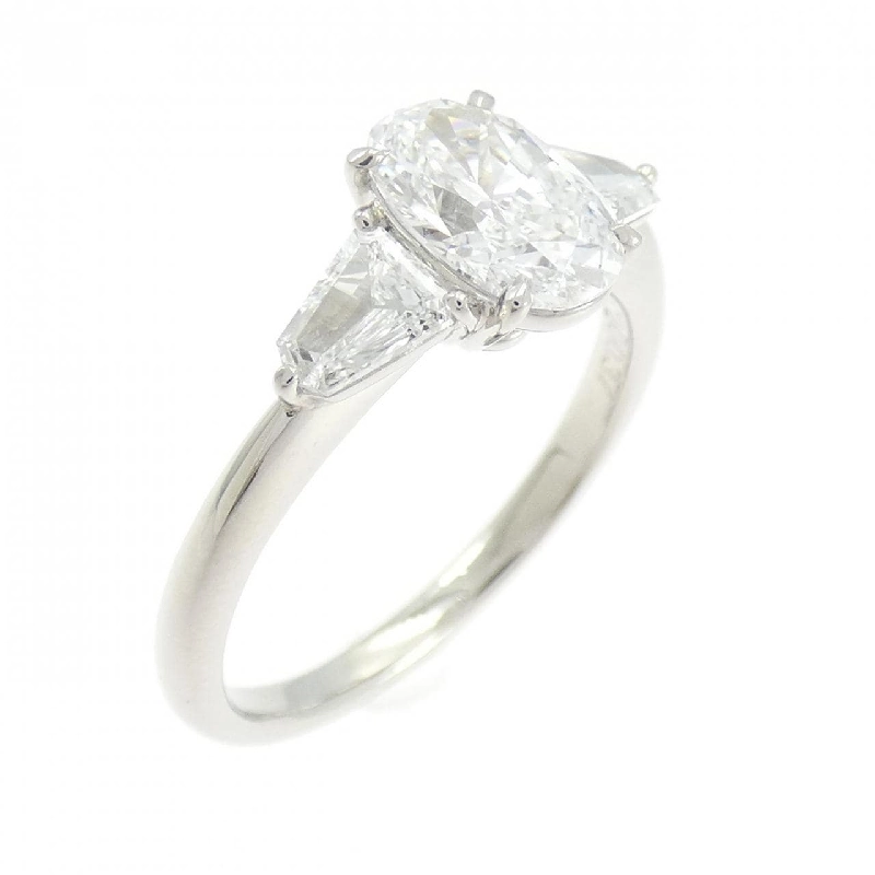 Nhẫn kim cương PT900 1.032CT D VS1 cắt oval - Hàng hiệu Authentic 871292