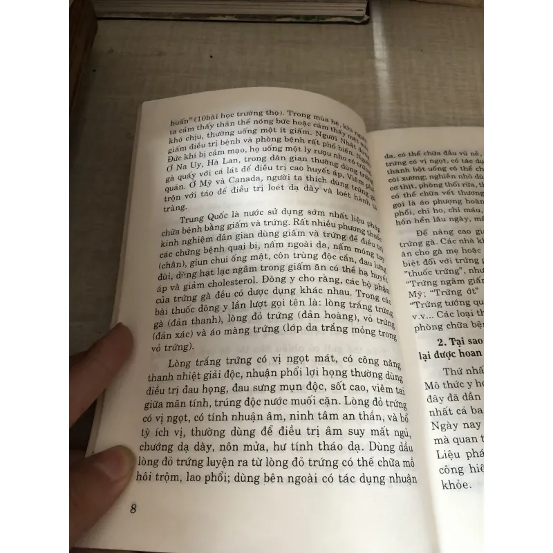 Liệu pháp trị bệnh bằng giấm và trứng 972094