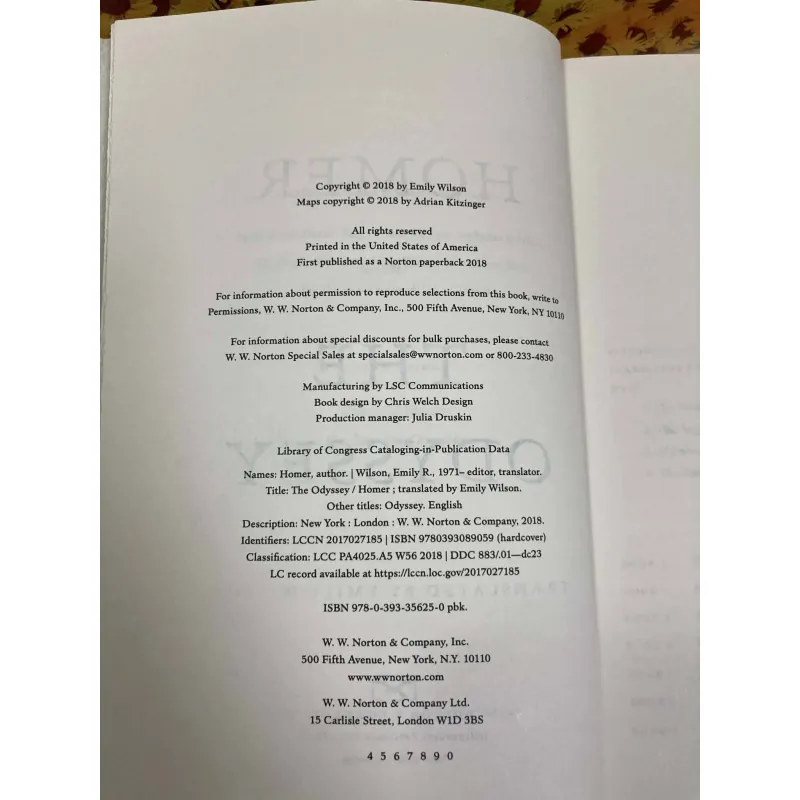The Odyssey - Homer - Translated By Emily Wilson 974703