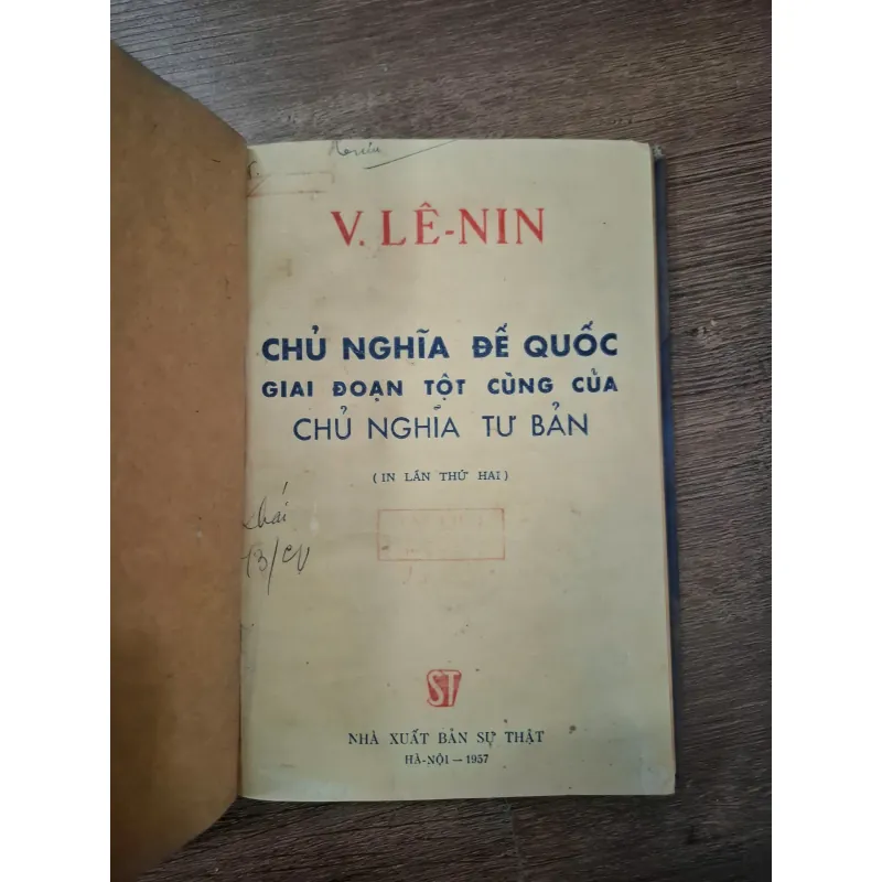 CHỦ NGHĨA ĐẾ QUỐC: GIAI ĐOẠN TỘT CÙNG CỦA CHỦ NGHĨA TƯ BẢN - V. Lê-nin - Chính trị/Lý luận 727582