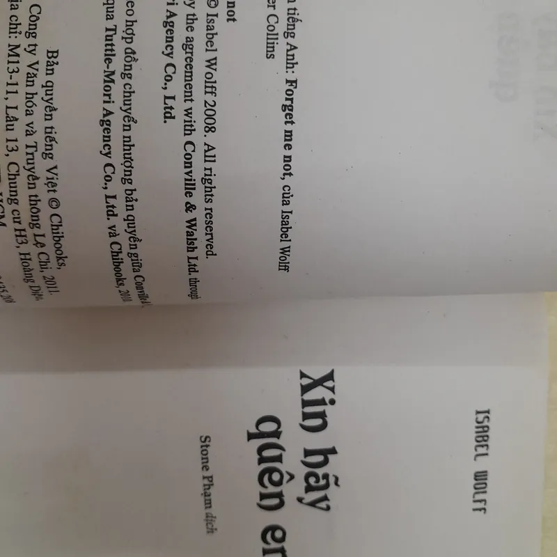 Xin hãy quên em. Isabel Wolff 574178