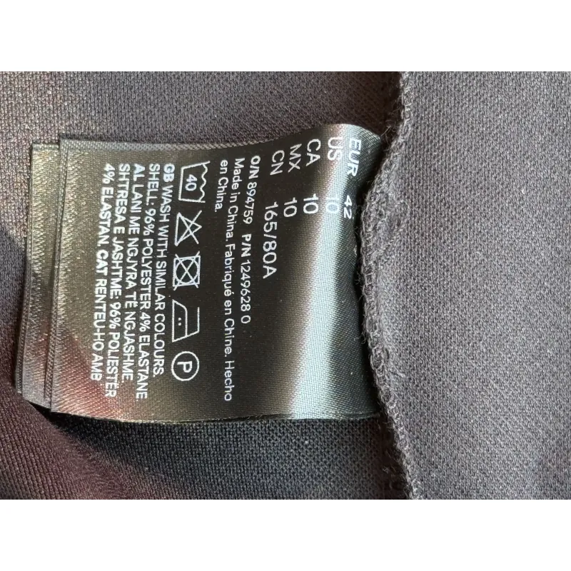 Combo 2 quần dài đen của MUJI và H&M 1025648