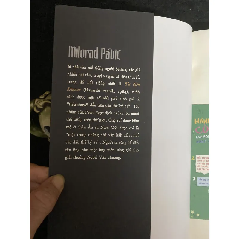 Từ điển Khazar ( Trần Tiễn Cao Đăng dịch, Dương Tường hiệu đính) 1030595