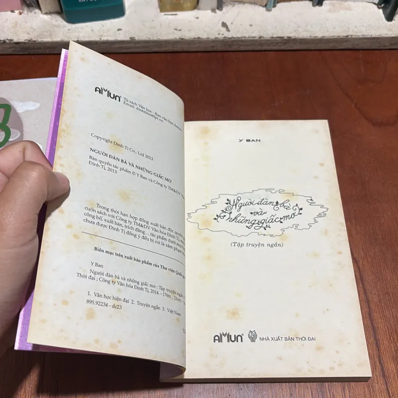 II Combo Tác Phẩm Của Tác Giả Y Ban: ABCD Và Người Đàn Bà Và Những Giấc Mơ - 2014 907630