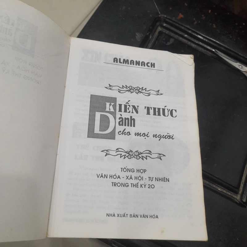 Almanach KIẾN THỨC DÀNH CHO MỌI NGƯỜI 363329