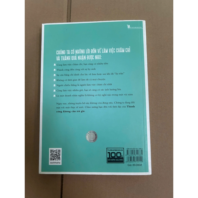Thành Công Không Cần Trả Giá 474347
