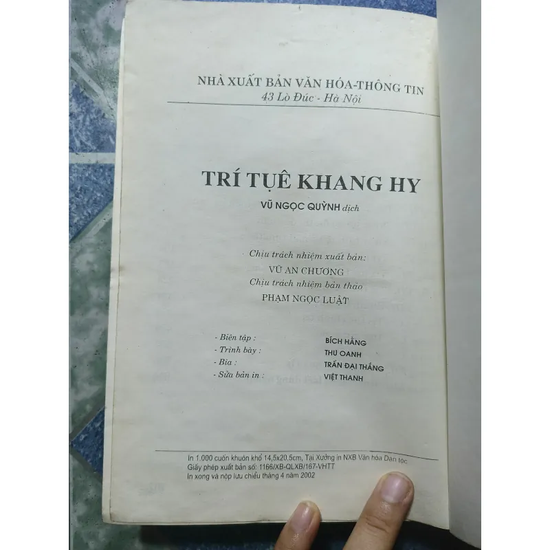 Trí tuệ Khang Hy - Trác Anh Phạm 1011151