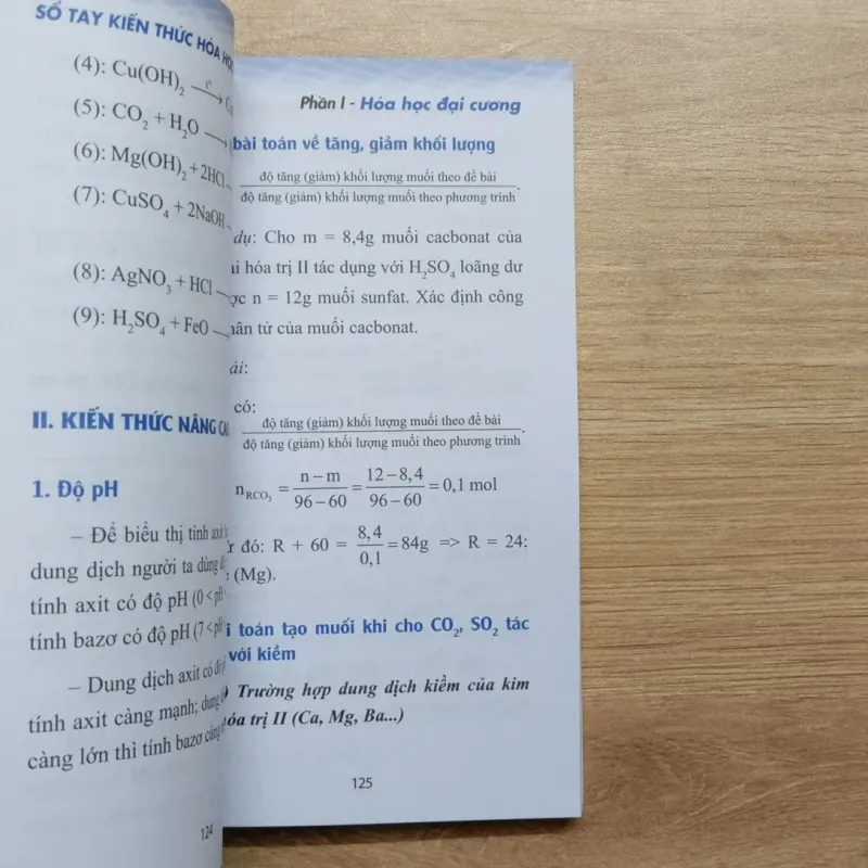 Sách Sổ tay kiến thức Hóa Học 931259