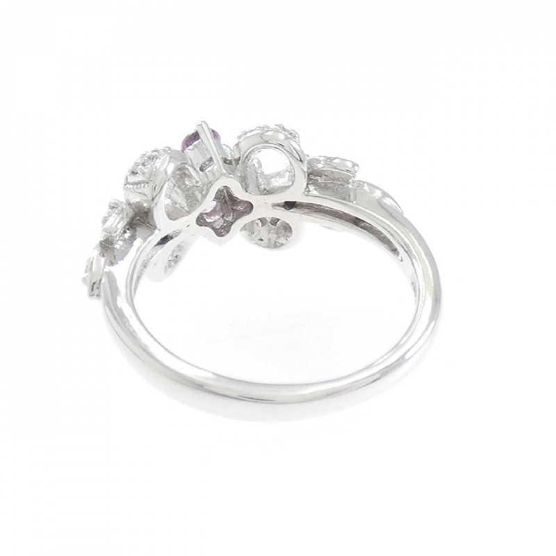 Nhẫn Sapphire Hoa K18WG - Hàng hiệu Chính hãng 851092