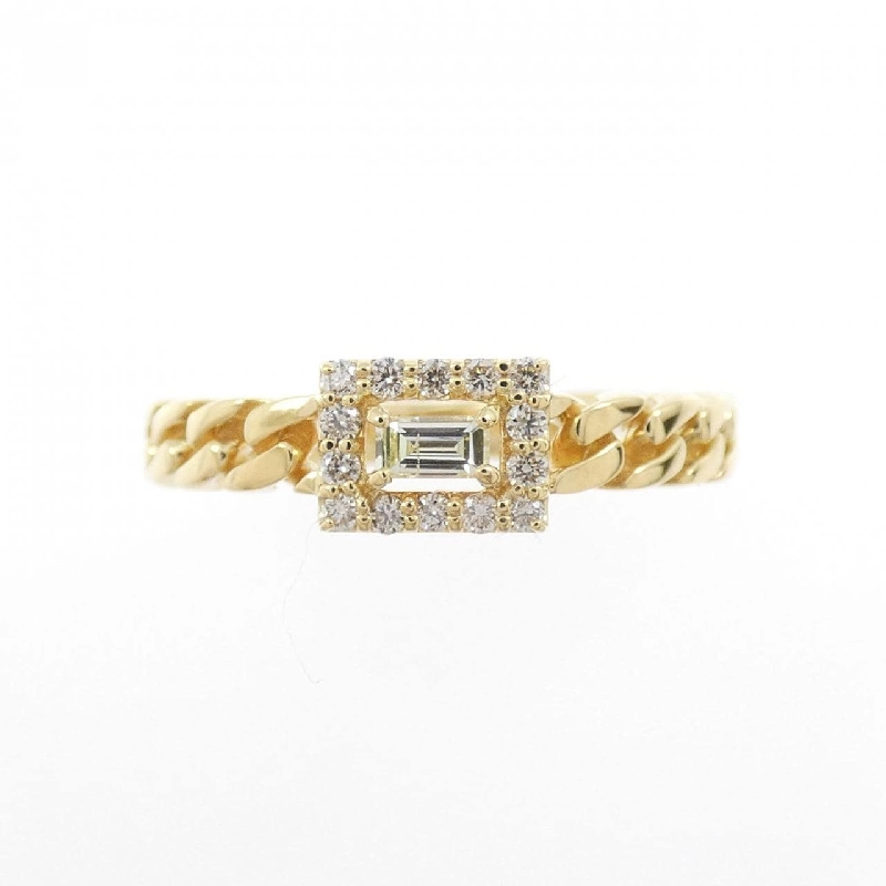 Nhẫn kim cương K18YG 0.15CT - Hàng hiệu Authentic 848262