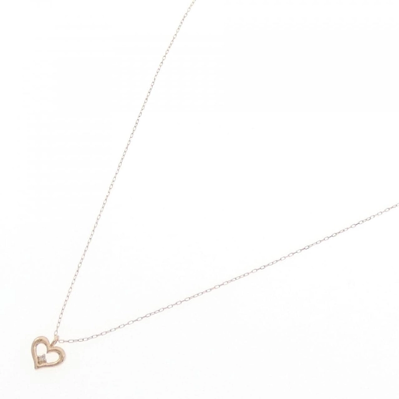 K10PG Dây chuyền kim cương hình trái tim 0.005CT - Hàng hiệu Chính hãng 855926