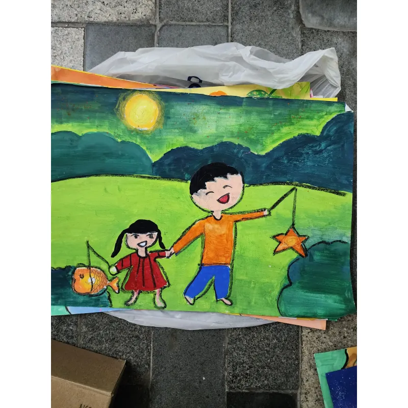 Combo 22 tranh vẽ acrylic chủ đề phong cảnh 799973