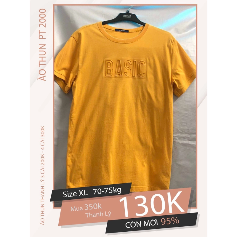 Dọn Tủ Thanh Lý Áo Thun Nam size XL 516439