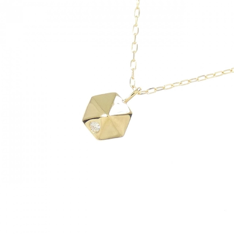 K18YG Dây chuyền kim cương 0.01CT - Hàng hiệu Chính hãng 861466