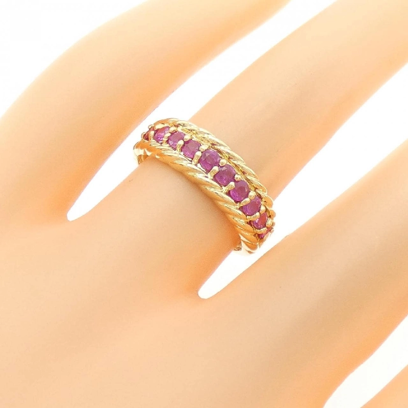 Nhẫn Ruby K18YG 0.60CT 671398