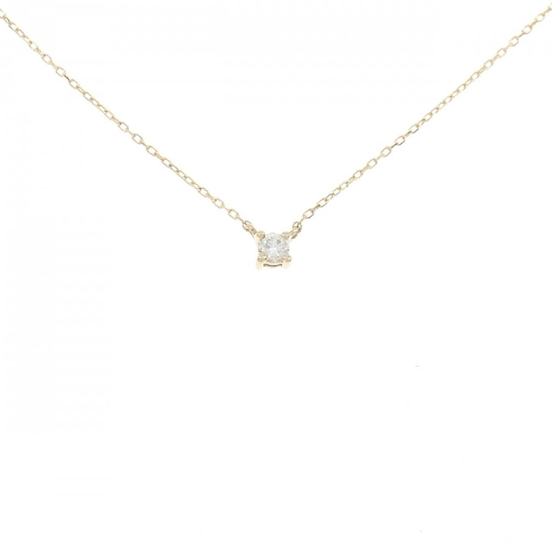 K18PG Solitaire Dây chuyền kim cương - Hàng hiệu Chính hãng 863102