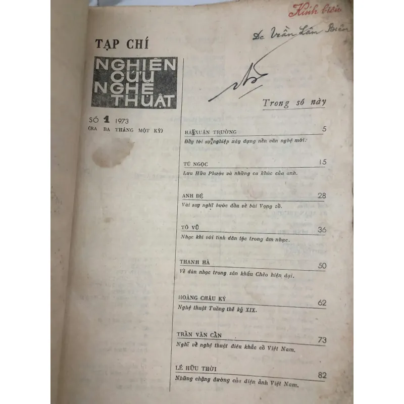 Tạp chí Nghiên Cứu Nghệ Thuật bộ 6 cuốn 708198