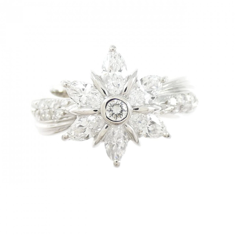 Nhẫn kim cương hoa PT900 0.90CT - Hàng hiệu Authentic 854673