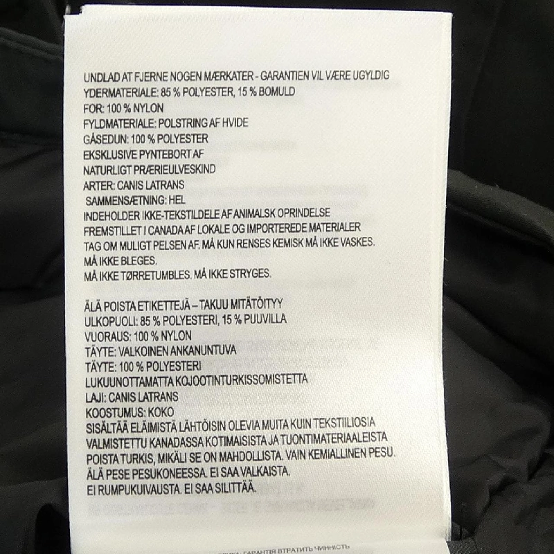 Áo khoác lông Canada Goose 2580LA ROSSCLAIR - Hàng hiệu Authentic 820842