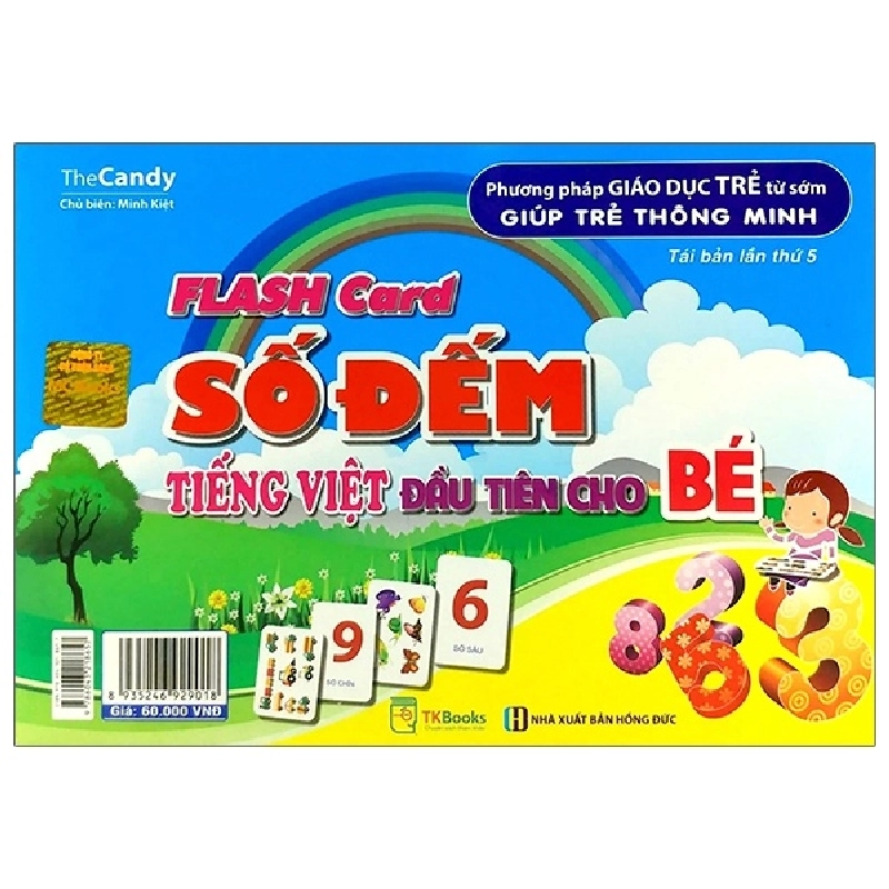 Flash Card - Số Đếm Tiếng Việt Đầu Tiên Cho Bé (2021) - The Candy 743288