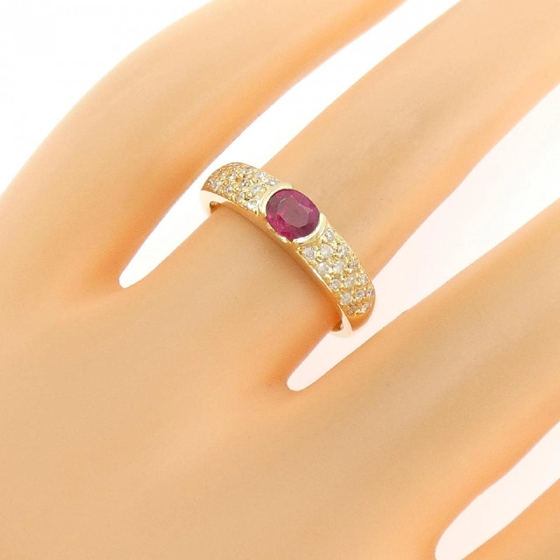 Nhẫn Ruby K18YG 0.42CT - Hàng hiệu Chính hãng 854655