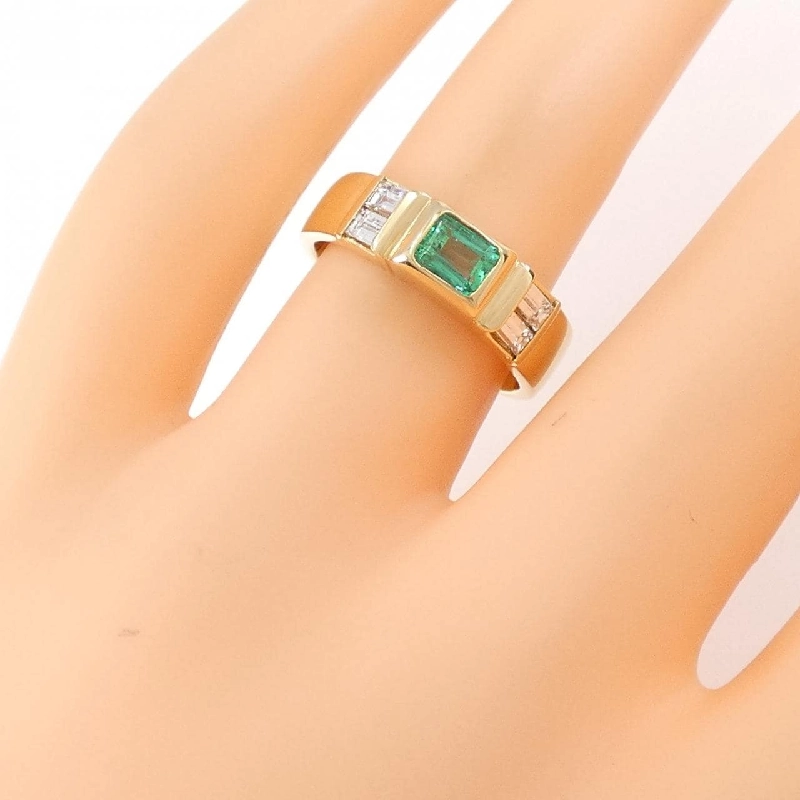 Nhẫn Emerald K18YG 0.34CT 670919