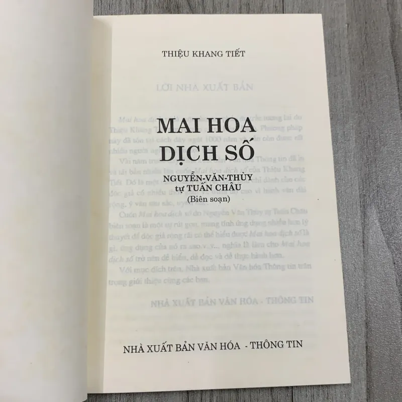 Mai hoa dịch số. 3a2 718547