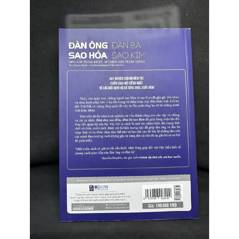 [Phiên Chợ Sách Cũ] Đàn Ông Sao Hỏa Đàn Bà Sao Kim, John Gray, 2018 2703 432742