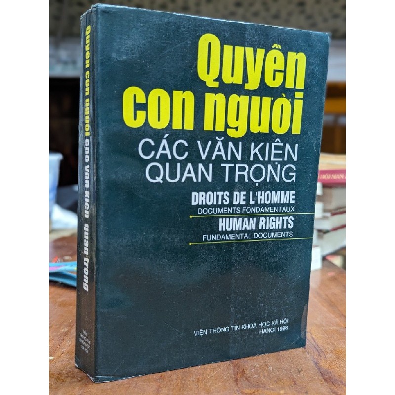 Quyền con người: các văn kiện quan trọng 161381