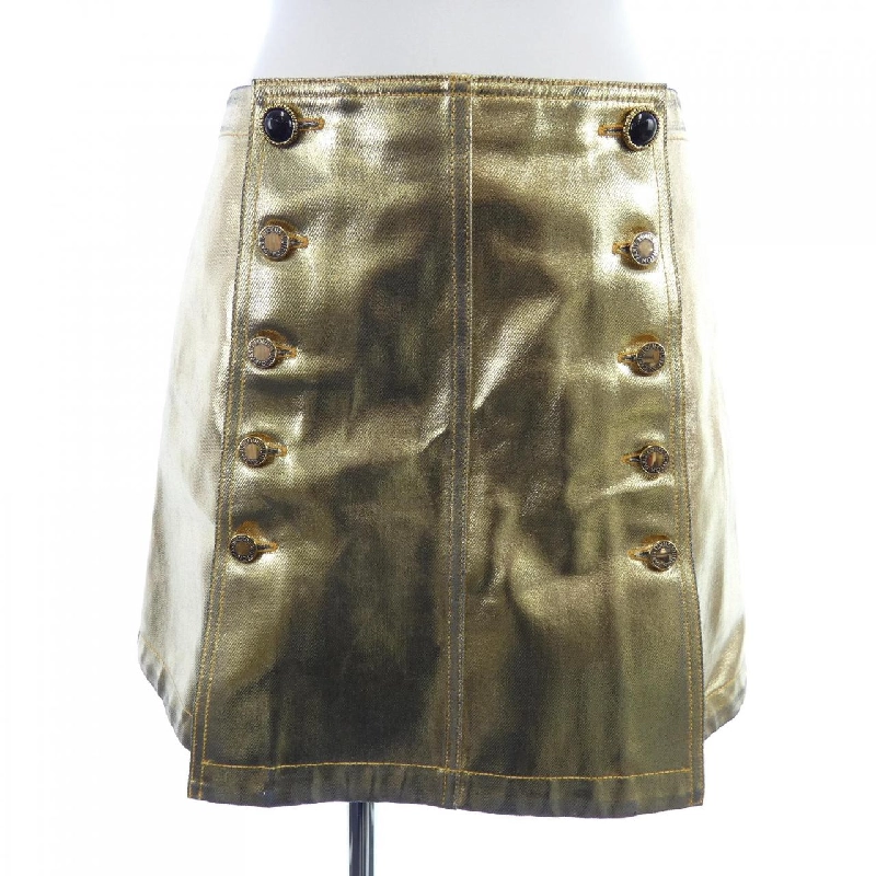 Chân váy mini A-line vàng LOUIS VUITTON FOSK26GM1 651150