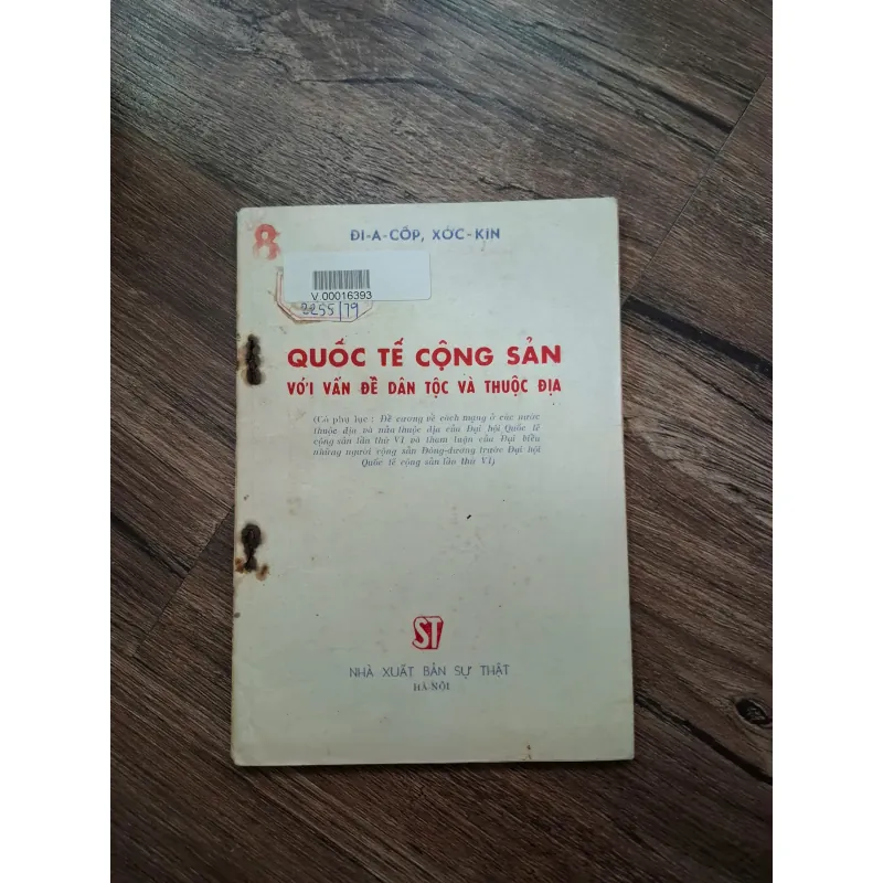 Quốc tế Cộng sản với vấn đề dân tộc và thuộc địa - Di-a-cốp, Xóc-kin 716212