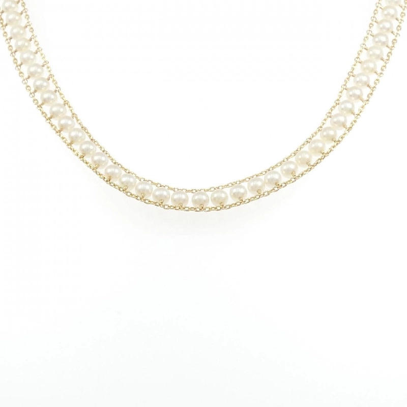 K18YG Ngọc trai Akoya Dây chuyền 3.5-4mm - Hàng hiệu Chính hãng 857262