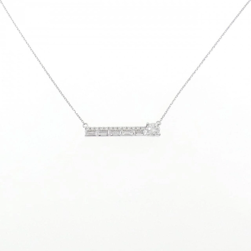 K18WG Dây chuyền kim cương 0.326CT D IF 3EXT - Hàng hiệu Chính hãng 872716