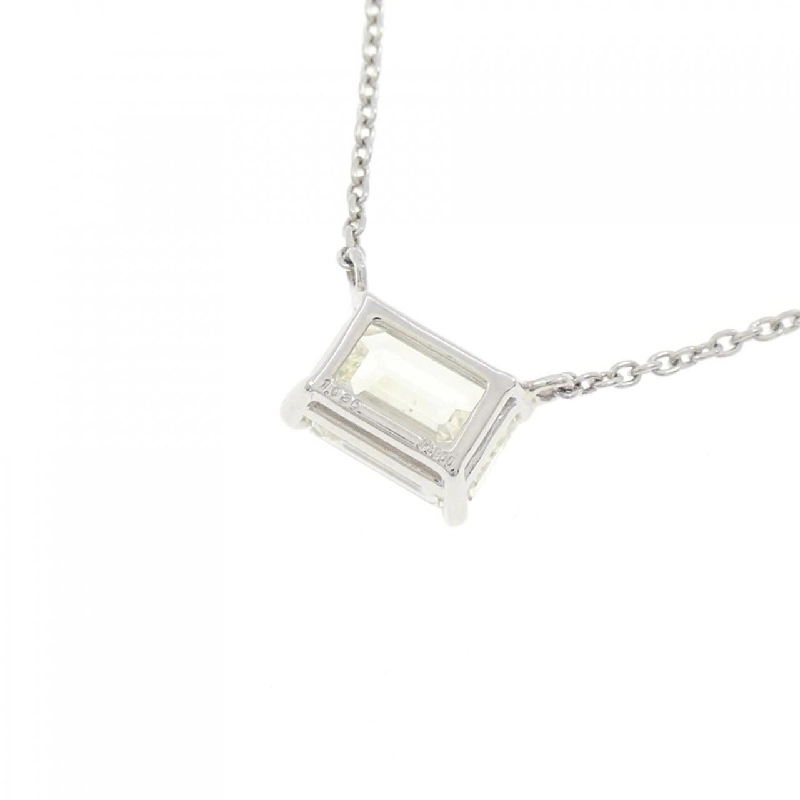 Dây chuyền kim cương PT 1.035CT M SI1 cắt hình Emerald - Hàng hiệu Authentic 876048