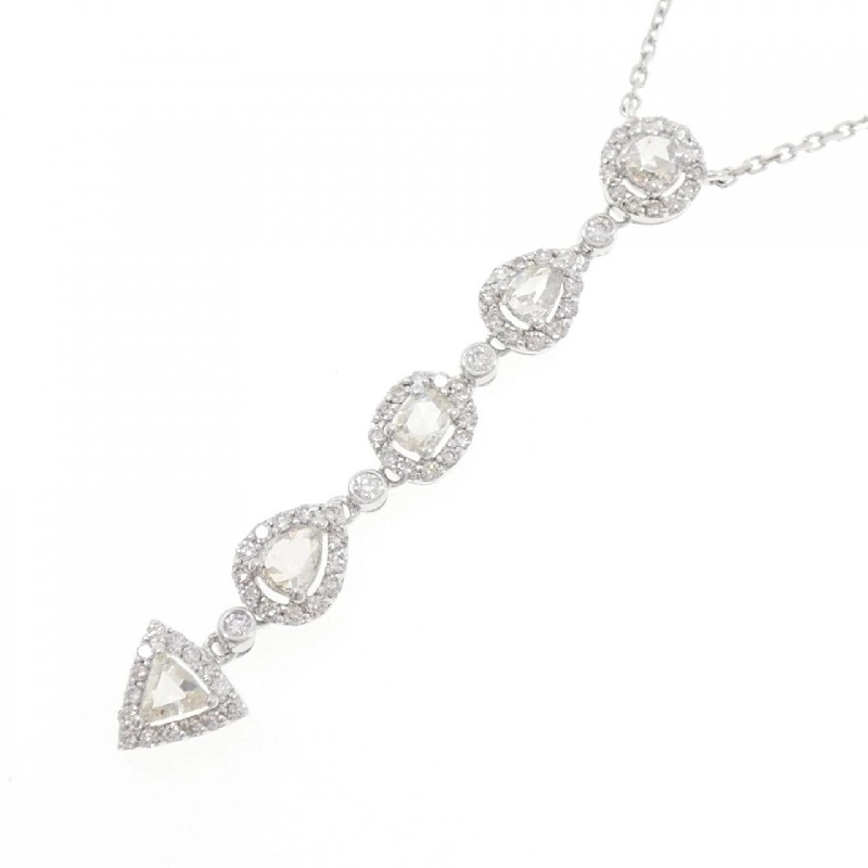 K18WG Dây chuyền kim cương 0.85CT - Hàng hiệu Authentic 863331