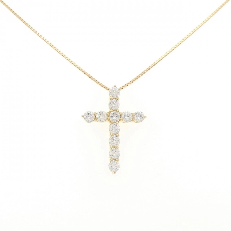 K18YG Dây chuyền kim cương 1.511CT F VVS2-SI1 VG-GOOD - Hàng hiệu Chính hãng 873713